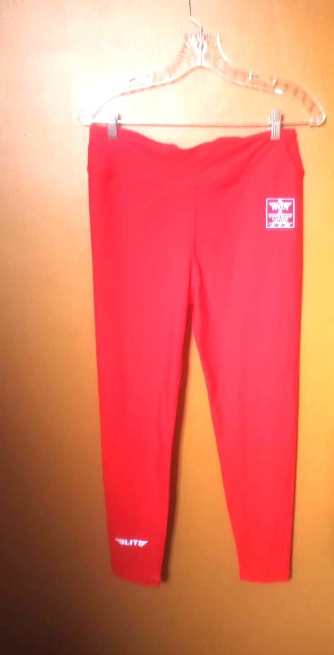 Elite Sport Women Red Active Pants XL